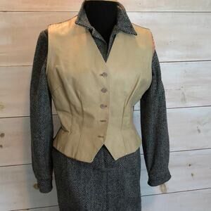 Vintage 1970s wool dress office size medium